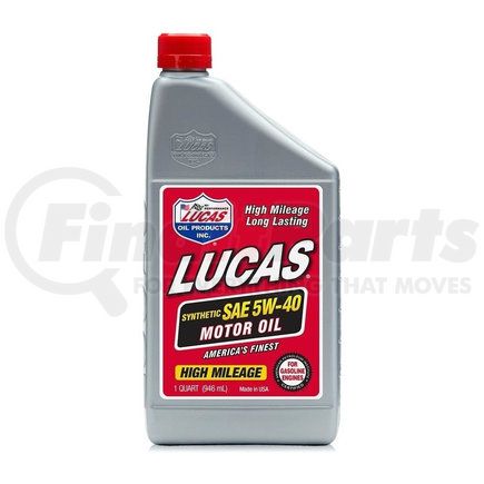 10189 by LUCAS OIL - Synthetic SAE 5W-40 Motor Oil