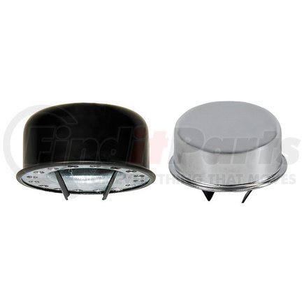 beco61a by BUYERS PRODUCTS - Chrome Heavy Duty Push-in Breather Cap for 1-1/2in. O.D. Tube