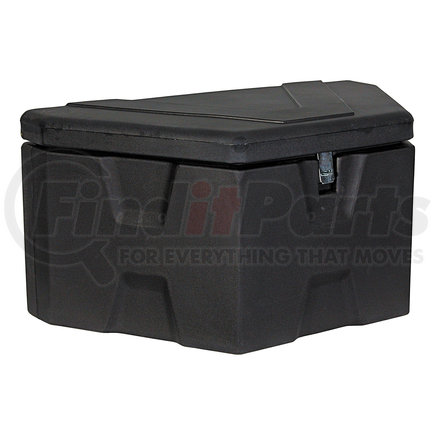 1701680 by BUYERS PRODUCTS - Trailer Tool Box - Black, Poly, Trailer Tongue