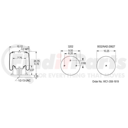 W013589026 by FIRESTONE - AIRSPRING