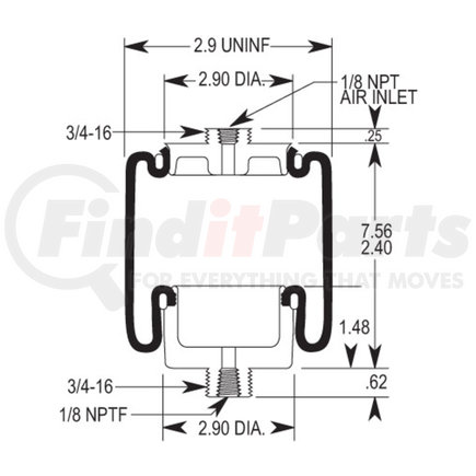 W023587007 by FIRESTONE - CAB BAG