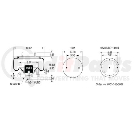 W013588737 by FIRESTONE - AIR BAG