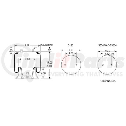 W013589652 by FIRESTONE - AIR BAG