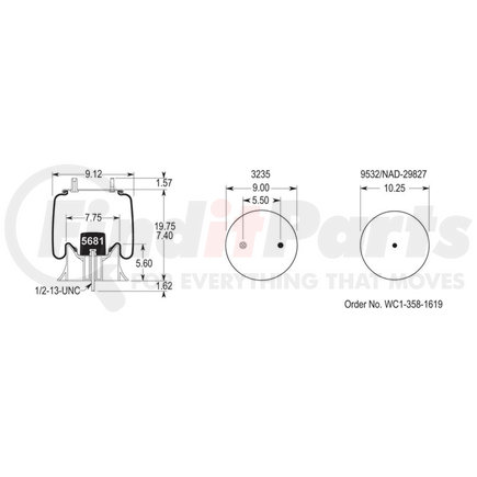 W013589295 by FIRESTONE - AIRSPRING