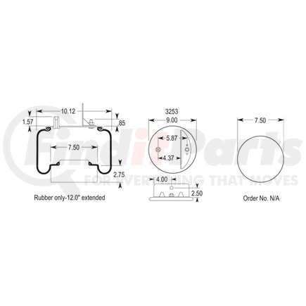 W013589268 by FIRESTONE - 1T15MR2 AIR SPRING