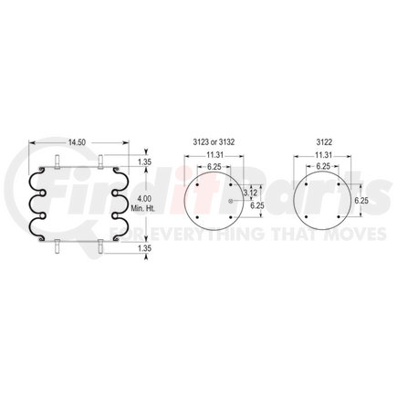 W013587800 by FIRESTONE - AIRSPRING