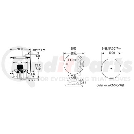 W01M589656 by FIRESTONE - AIR SPRNG