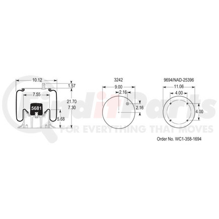 W013588944 by FIRESTONE - AIRSPRING