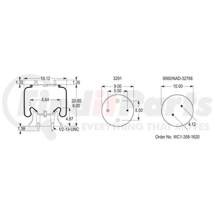 W013589213 by FIRESTONE - AIRSPRING