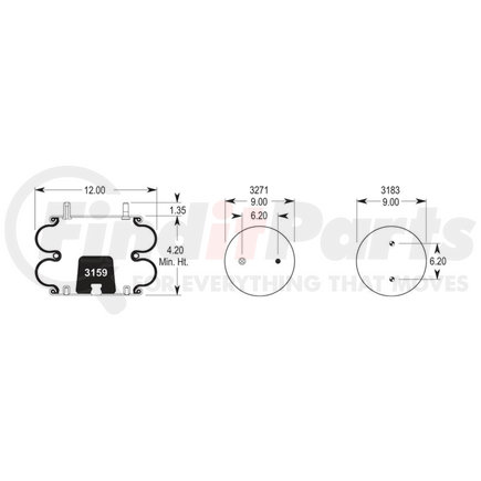 W013587410 by FIRESTONE - AIRSPRING