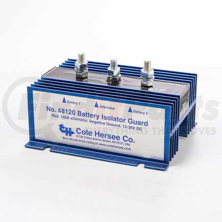 48120-BX by COLE HERSEE - Battery Isolator - 140 Amp, 3 Stud