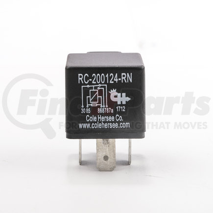 RC-200124RN-BX by COLE HERSEE - RELAY,FORM_C,24V,RESISTOR BRKT