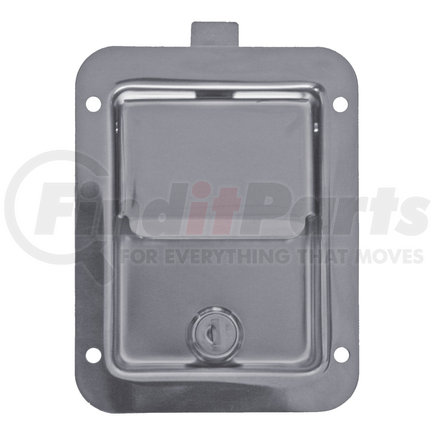 l3885 by BUYERS PRODUCTS - Stainless Steel Single Point Locking Paddle Latch - Thru-Hole Mount