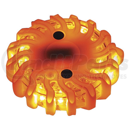8891016 by BUYERS PRODUCTS - Strobe Light - 4 inches Amber, Round, Rechargeable, with 16 LEDS