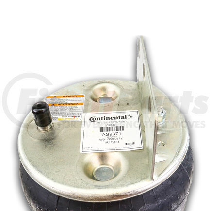 AS9371 by CONTITECH - Air Spring for Navistar  - Rolling Lobe  - Base Height: 4.80”  -  Min Max Height: 6.00”– 22.00” 