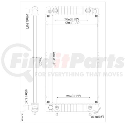 41-1048 by REACH COOLING - Radiator
