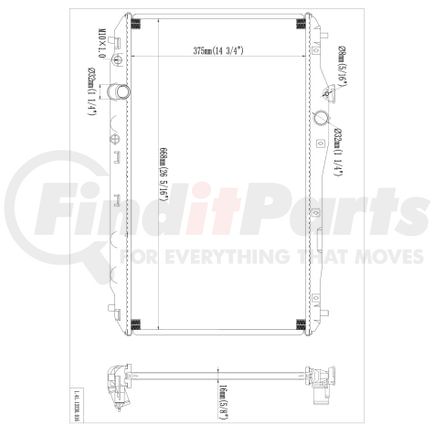 41-13330 by REACH COOLING - Radiator