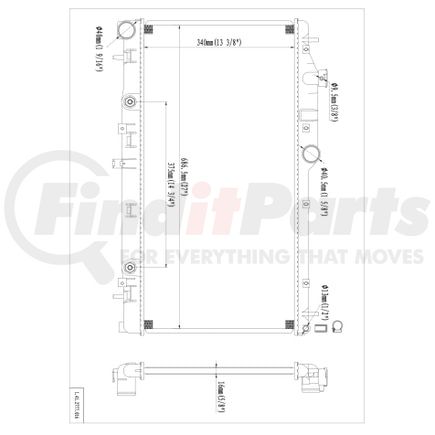 41-2777 by REACH COOLING - Radiator