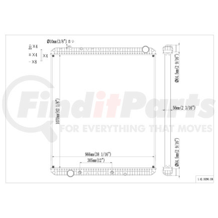 42-10290 by REACH COOLING - Heavy Duty Radiator