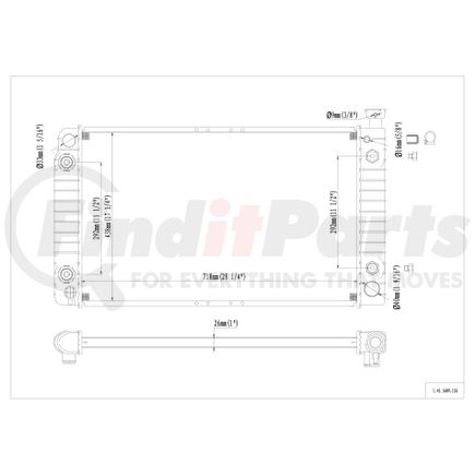 41-1689 by REACH COOLING - Radiator