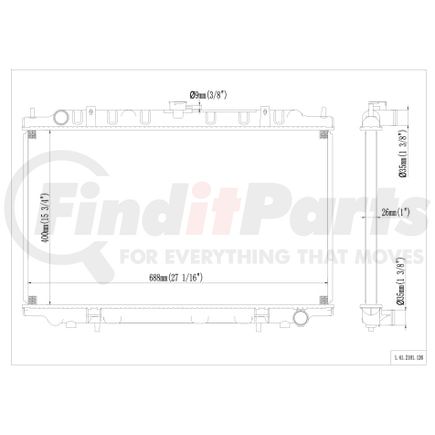 41-2181 by REACH COOLING - Radiator