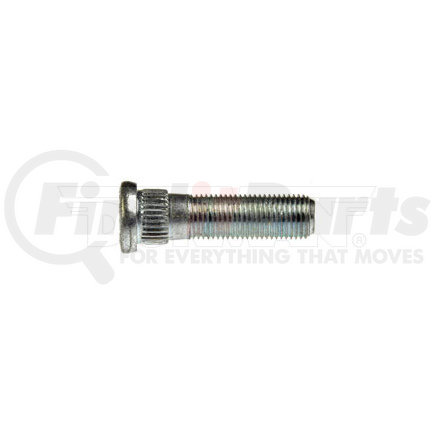 610-404.1 by DORMAN - M12-1.25 Serrated Wheel Stud - 14.28mm Knurl, 46mm Length