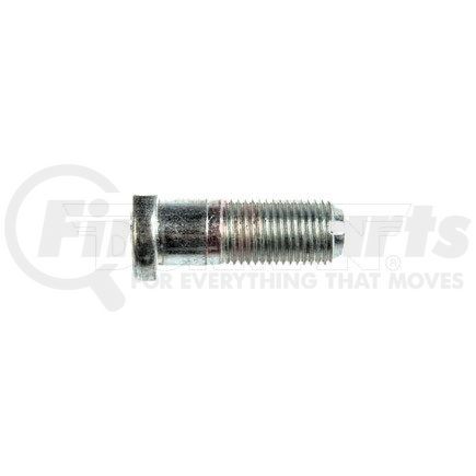 610-398.1 by DORMAN - M12-1.25 Non-Serrated Wheel Stud With Clip Head - 12.09mm Knurl, 34mm Length