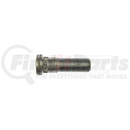 610-222.1 by DORMAN - 9/16-18 Serrated Wheel Stud - 0.624 In. Knurl, 1-13/16 In. Length