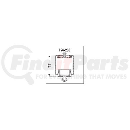 1S4-235 by STEMCO - Sleeve Air Springs