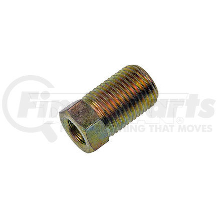Dorman 490-496.1 Inverted Flare Fitting Tube Nut-Long Steel- 1/4 In.