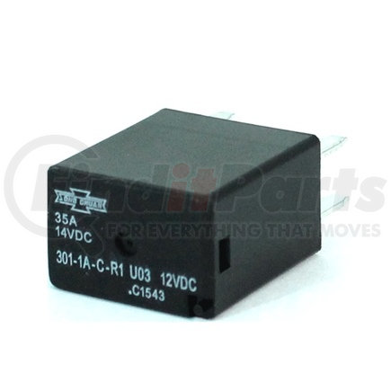 301-1A-C-R1 U03 by SONG CHUAN - Song Chuan ISO 280 Micro Relay, Resistor, 35A, 12V, SPST, 301-1A-C-R1-U03-12VDC