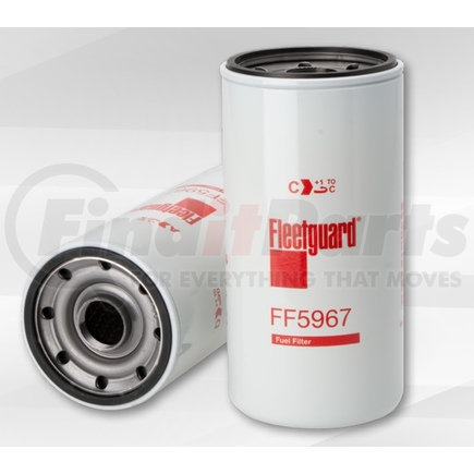 FF5967 by FLEETGUARD - Fuel Filter - 8.97 in. Height