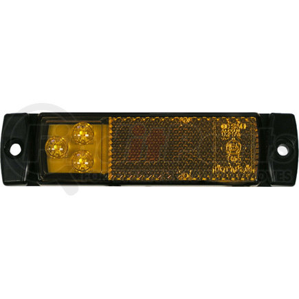 1203A by PETERSON LIGHTING - 1203 ECE and DOT Compliant Marker and Outline Lights with Integral Reflex - Amber