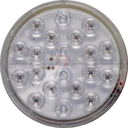 1217A-R-SW by PETERSON LIGHTING - 1217/1218 Series Piranha&reg; LED Round Combo Rear Position, Stop and Turn Indicator Light - Round Combo, Grommet Mnt., 12" Leads