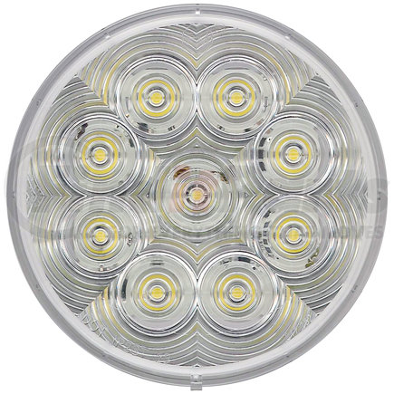 1217C-9 by PETERSON LIGHTING - 1217C-9/1218C-9 LumenX® 4" Round LED Back-Up Light, AMP - Clear, Grommet Mount
