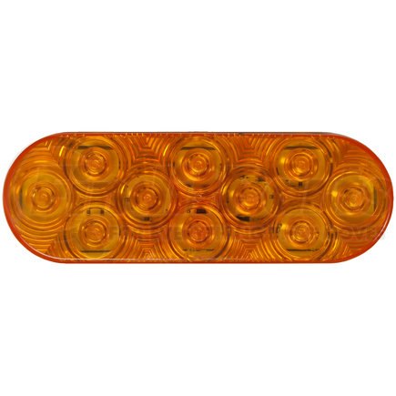1220A-10 by PETERSON LIGHTING - 1220A-10/1223A-10 LumenX® LED Oval Turn Signal, AMP - Amber Grommet Mount