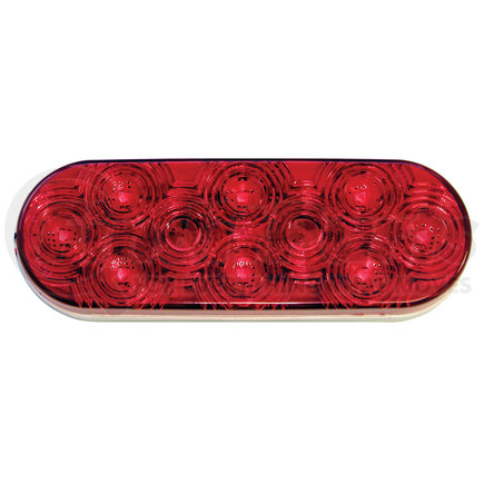 1220R-2P by PETERSON LIGHTING - 1220/1223 Series Piranha&reg; LED Oval LED Lights - Red, Grommet with Plug