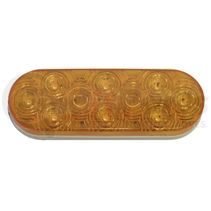 1220TA-2P by PETERSON LIGHTING - 1220/1223 Series Piranha&reg; LED Oval LED Lights - Amber Rear Turn, Grommet with Plug