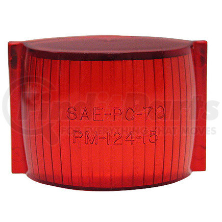 124-15R by PETERSON LIGHTING - 122-123-124 Clearance/Side Marker Replacement Lenses - Red Replacement Lens