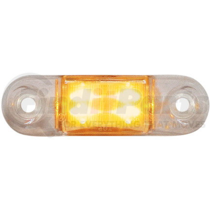 1268A-MTC by PETERSON LIGHTING - 1268A Series Piranha&reg; LED Sealed Compact Side Marker/Outline Light - Amber Mid-Turn with Clear Lens