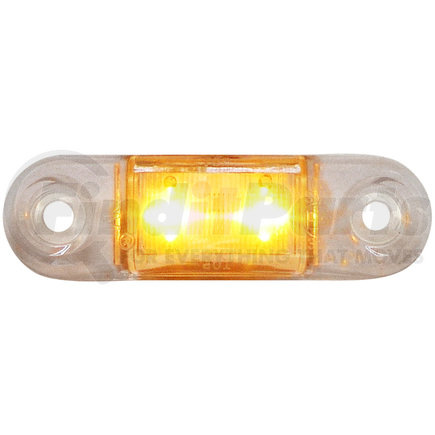 1268A-MVC by PETERSON LIGHTING - 1268A Series Piranha&reg; LED Sealed Compact Side Marker/Outline Light - Amber with Clear Lens