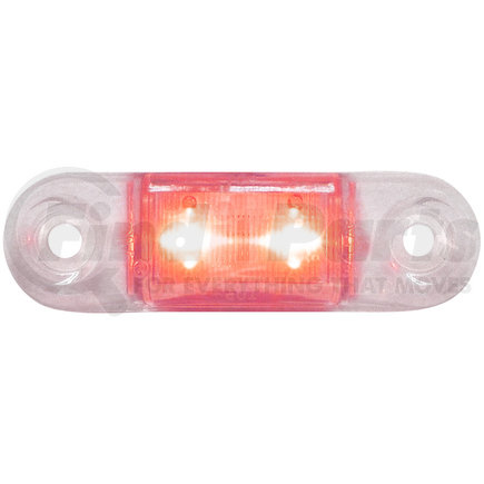 1268R-MVC by PETERSON LIGHTING - 1268R Sealed Compact Side Marker/Outline Light - Red, with Clear Lens