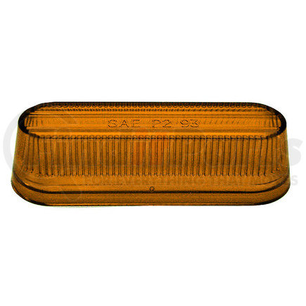 136-15A by PETERSON LIGHTING - 136-15 Oblong Clearance/Side Marker Replacement Lens - Amber Replacement Lens