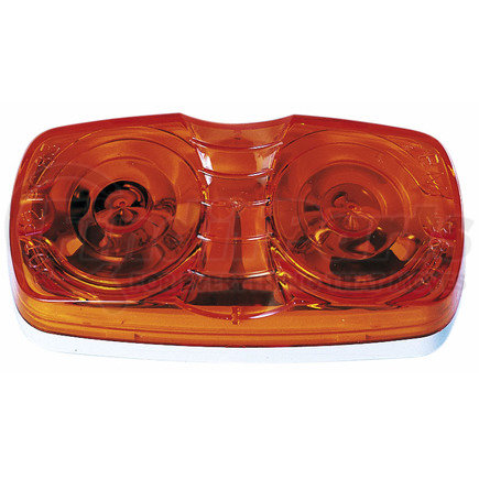 138A by PETERSON LIGHTING - 138 Double Bulls-Eye Clearance and Side Marker Light - Amber