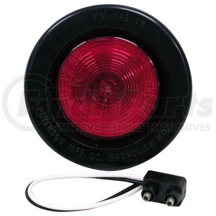 142KR by PETERSON LIGHTING - 142 2 1/2" Clearance and Side Marker Light - Red Kit