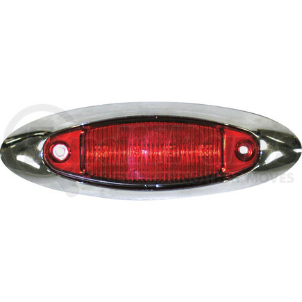 178XR-MV by PETERSON LIGHTING - 178 Series Piranha&reg; LED Clearance/Side Marker Light - Red Kit with Bezel