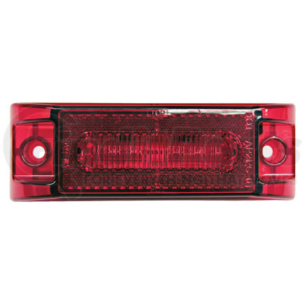 187R-MV by PETERSON LIGHTING - 187 Series Piranha&reg; LED Clearance and Side Marker Light with Reflex (2-Wire) - Red, Multi-Volt