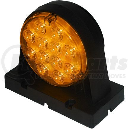 319AA by PETERSON LIGHTING - 319AA LED Two-Sided Agricultural Turn/Warning Light - Amber with Stripped Wires