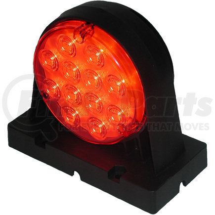 319R by PETERSON LIGHTING - 319 LED Agricultural Stop/Turn/Tail and Warning Light - Red with Stripped Wires
