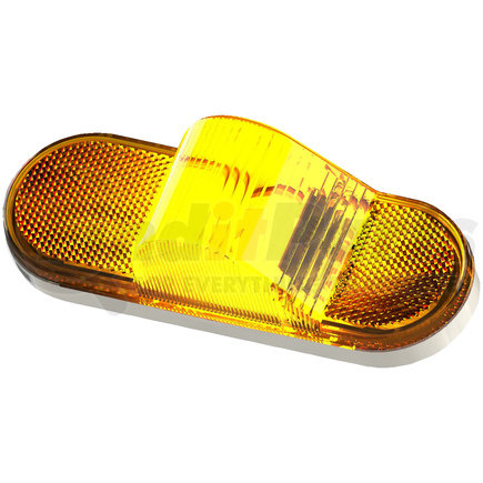 356A by PETERSON LIGHTING - 356 LumenX® Oval LED Mid-Turn Marker Light with Reflex - Amber Grommet Mount